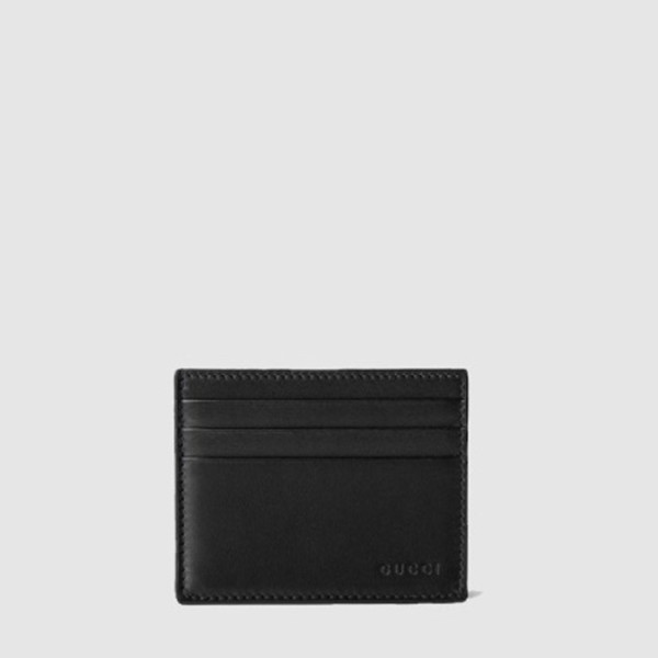 구찌 남성 GG 엠블럼 엠보스 카드 케이스 - Gucci Mens GG Emblem Embossed Card Case - guw653x