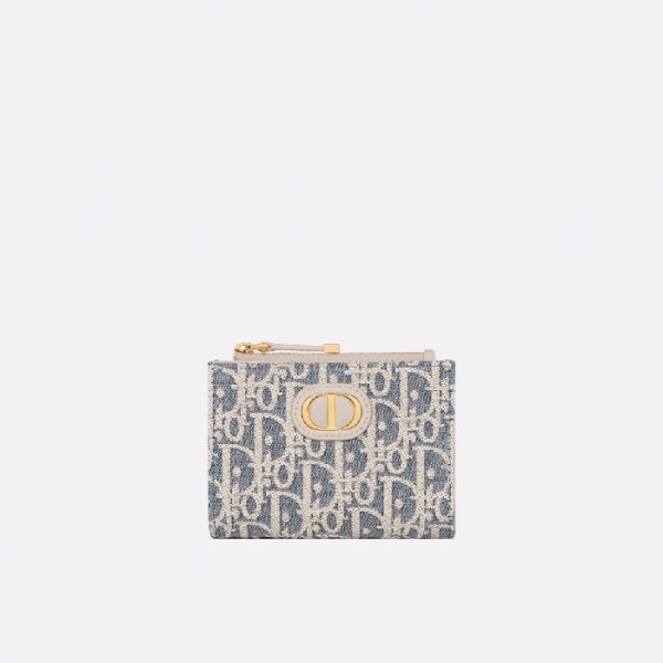 디올 여성 몽테뉴 30 마리골드 카드 지갑 - Dior Womens 30 Montaigne Marigold Card Wallet - diw348x