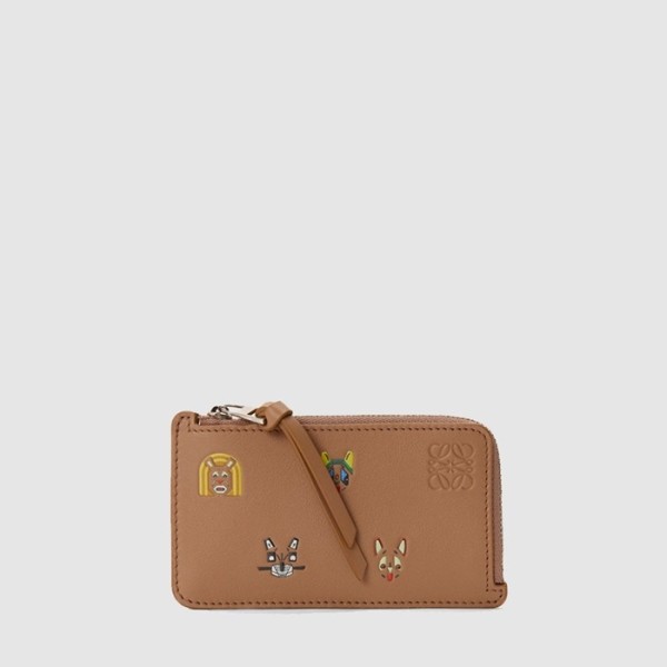 로에베 여성 캣 동전 카드홀더 - Loewe Womens Cat Coin Card Holder - lew422x