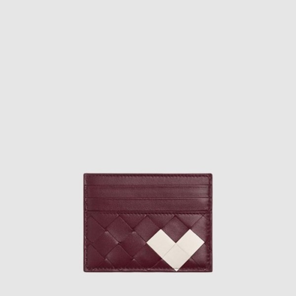 보테가 베네타 남/녀 인트레치아토 카드 지갑 - Bottega veneta Unisex Intrecciato Card Wallet - bvw795x