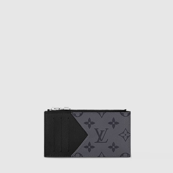 루이비통 남성 코인 카드 홀더 모노그램 이클립스 M69533 - Louis vuitton Mens Coin Card Holder Monogram Eclipse - lvw853x