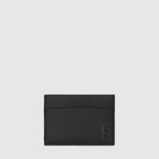 입생로랑 남성 아이코닉 시그니처 카드 홀더 - Saint Laurent Mens Iconic Signature Card Holder - ysw936x