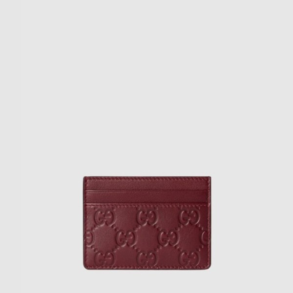 구찌 여성 GG 엠블럼 카드 케이스 - Gucci Womens GG Emblem Card Case - guw735x