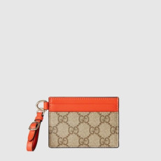 구찌 여성 GG 엠블럼 스트랩 카드 케이스 - Gucci Womens GG Emblem Strap Card Case - guw736x