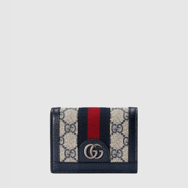 구찌 여성 GG 카드 케이스 지갑 - Gucci Womens GG Card Case Wallet - guw739x