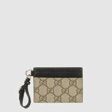구찌 여성 GG 엠블럼 스트랩 카드 케이스 - Gucci Womens GG Emblem Strap Card Case - guw742x