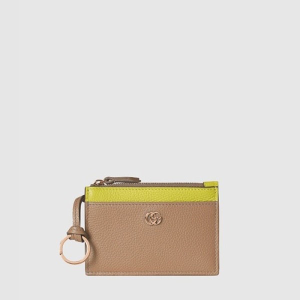 구찌 여성 GG 마몽 지퍼 카드 지갑 - Gucci Womens GG Marmont Zipper Card Wallet - guw770x