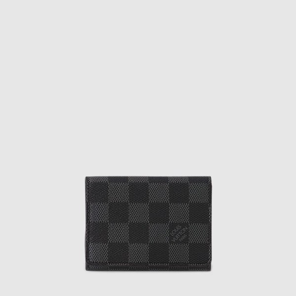 루이비통 남성 카르트 드 비지트 다미에 그라파이트 N63338 - Louis vuitton Mens Carte de Visite Damier Graphite - lvw971x