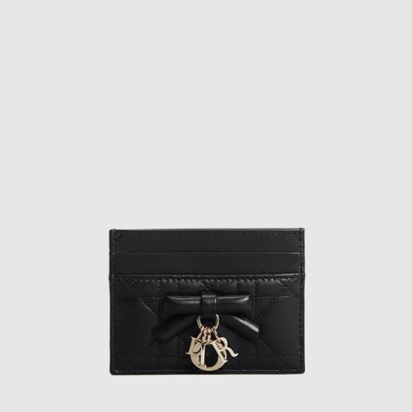 디올 여성 레이디 디올 프리지아 카드 지갑 - Dior Womens Lady Dior Freesia Card Wallet - diw1000x