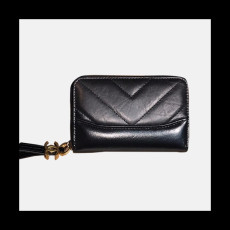 Chanel 2018 Ladies Capuskin Coin Purse - 샤넬 여성 신상 카푸스킨 동전지갑 Cnl0068x.11CM 블랙