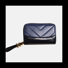 Chanel 2018 Ladies Capuskin Coin Purse - 샤넬 여성 신상 카푸스킨 동전지갑 Cnl0069x.11CM 네이비