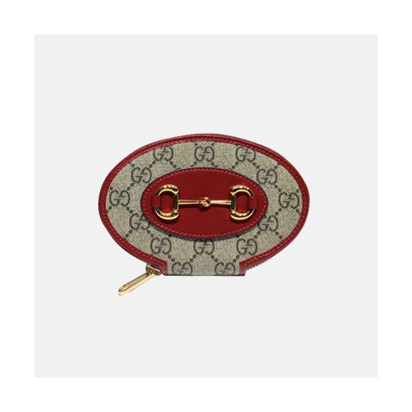 Gucci 2020 Ladies Canvas Coin Wallet ,622040 - 구찌 2020 여성용 캔버스 동전지갑,GUW0150, 브라운레드