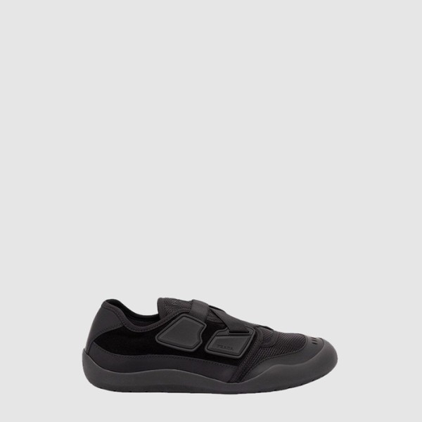 프라다 남성 엘라스틱 밴드 스니커즈 - Prada Mens Elastic Band Sneaker - prs14520x