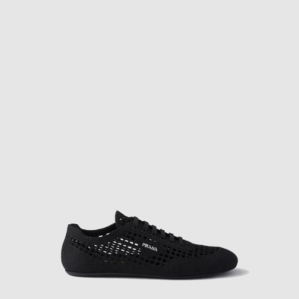 프라다 여성 컬랩스 크로셰 레이스업 스니커즈 - Prada Womens Collaps Crochet Lace-up Sneaker - prs14449x