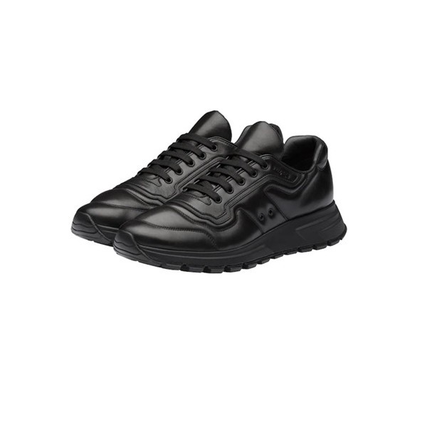 매장판]Prada 2020 Mens Leather Running Shoes - 프라다 2020 남성용 레더 런닝슈즈,PRAS0502,Size(240 - 270).블랙