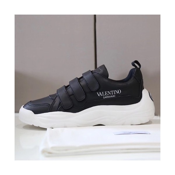 Valentino 2019 Mm / Wm Leather Running Shoes - 발렌티노 2019 남여공용 레더 런닝슈즈,VTS0105,Size(225 - 270).블랙