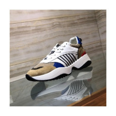 Dsquared2 2020 Mens Leather Running Shoes - 디스퀘어드 2020 남성용 레더 런닝슈즈 DSQS0010,Size (240 - 270).화이트