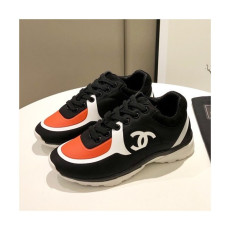 Chanel 2019 Mm / Wm Running Shoes - 샤넬 2019 남여공용 런닝슈즈 CHAS0387.Size(225 - 275).블랙+레드오렌지