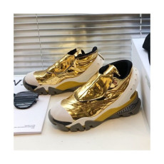 Calvin Klein 2019 Ladies Leather Running Shoes - 캘빈클라인 2019 여성용 레더 런닝슈즈 CKS0002.Size(225 - 250).옐로우골드
