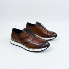 Burluti Mens Leather Running Shoes - 벨루티 남성용 레더 런닝슈즈,BERTS0110, Size(240-280)