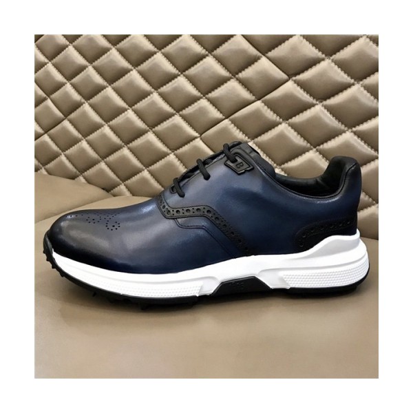 Burluti 2020 Men's Leather Running Shoes - 벌루티 2020 남성용 레더 런닝슈즈,BERTS0116, Size(240-275), 네이비