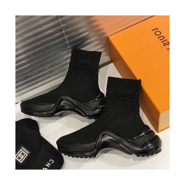 Louis vuitton 2019 Ladies Knit Running Shoes - 루이비통 2019 여성용 니트 런닝슈즈,LOUS0304,Size(225 - 245).블랙