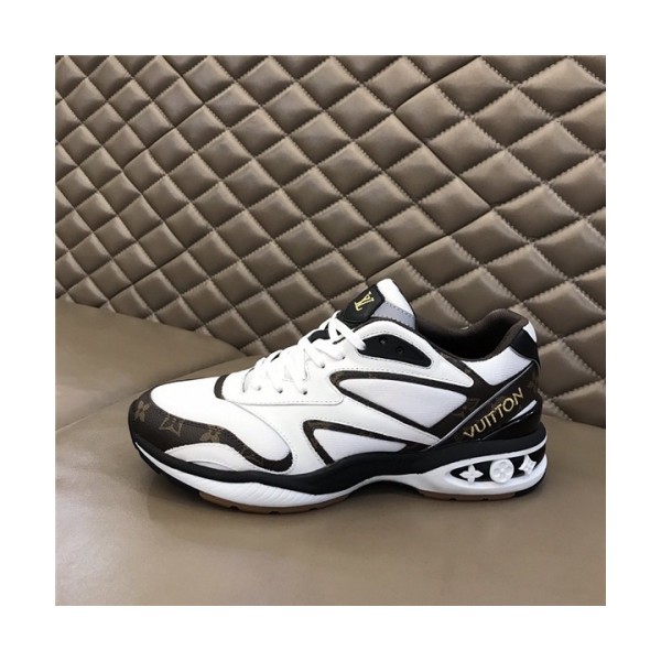 Louis Vuitton 2020 Men's Leather Running Shoes - 루이비통 2020 남성용 레더 런닝슈즈,LOUS1413, Size(240-275),화이트