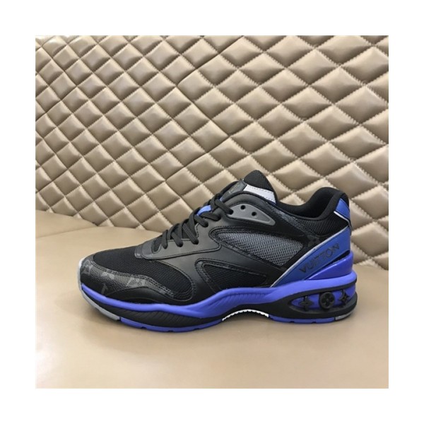 Louis Vuitton 2020 Men's Leather Running Shoes - 루이비통 2020 남성용 레더 런닝슈즈,LOUS1414, Size(240-275),블랙