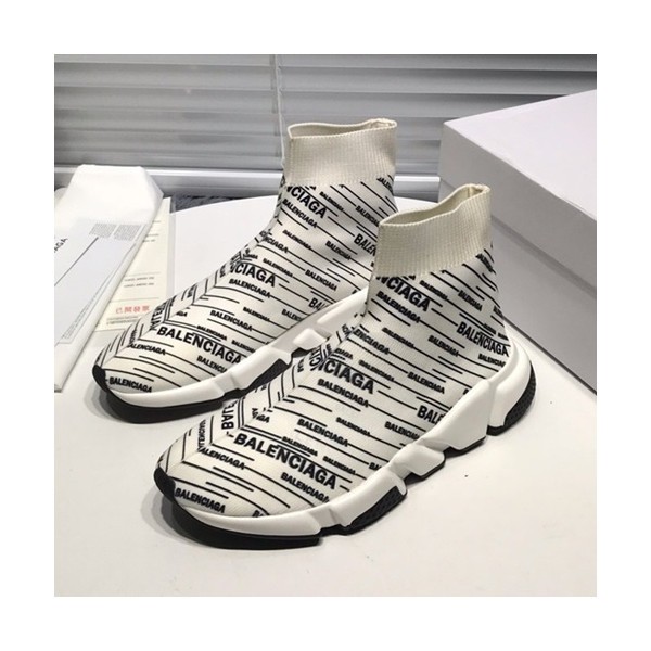 Balenciaga 2019 Mm / Wm Speed Runner - 발렌시아가 2019 남여공용 스피드러너 BALS0076,Size(220 - 275),화이트