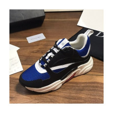 Dior 2019 Mm / Wm Leather Running Shoes - 디올 2019 남여공용 레더 런닝슈즈 DIOS0111,Size(225 - 275).블랙+블루