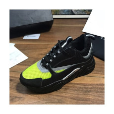 Dior 2019 Mm / Wm Leather Running Shoes - 디올 2019 남여공용 레더 런닝슈즈 DIOS0113,Size(225 - 275).블랙+옐로우