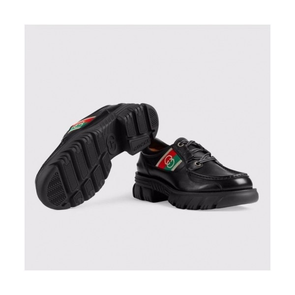 구찌  남성 캐쥬얼 레더 슈즈 Size(240-275) 블랙 - Gucci   Men's Casual Leather Shoes Guc04521x Black