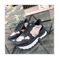Valentino  2020 Ladies Leather Running Shoes - 발렌티노 2020  여성용 레더 런닝슈즈 VTS0187,Size(225-245),블랙