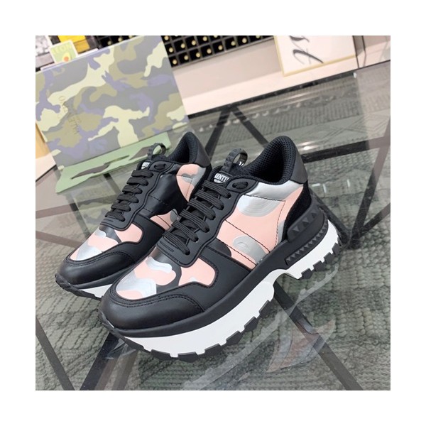 Valentino  2020 Ladies Leather Running Shoes - 발렌티노 2020  여성용 레더 런닝슈즈 VTS0187,Size(225-245),블랙