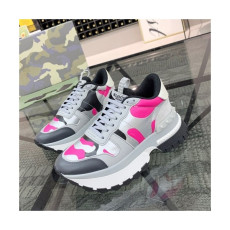 Valentino  2020 Ladies Leather Running Shoes - 발렌티노 2020  여성용 레더 런닝슈즈 VTS0188,Size(225-245),그레이핑크