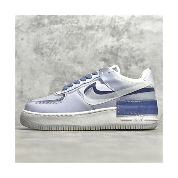 Nike Women's Air Force1 Shadow Running Shoes - 나이키 여성용 런닝슈즈 NIKS0340, Size(225-255), 화이트+블루