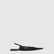 입생로랑 여성 앤 마리 슬링백 플랫 - Saint Laurent Womens Anne Marie Slingback Flats - yss14206x