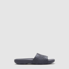 버버리 남성 엠보싱 체크 다이브 슬라이드 - Burberry Mens Embossed Check Dive Slides - bus7189x