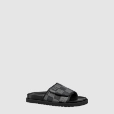루이비통 남성 마이애미 뮬 슬리퍼 - Louis vuitton Mens Miami Mule Slippers - lvs7289x