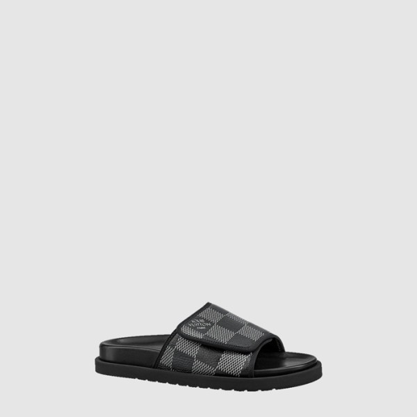 루이비통 남성 마이애미 뮬 슬리퍼 - Louis vuitton Mens Miami Mule Slippers - lvs7289x