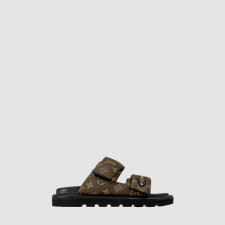 루이비통 남성 풀 필로우 플랫 컴포트 뮬 - Louis vuitton Mens Full Pillow Flat Comfort Mule - lvs7360x