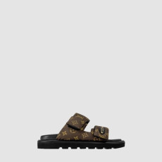 루이비통 남성 풀 필로우 플랫 컴포트 뮬 - Louis vuitton Mens Full Pillow Flat Comfort Mule - lvs7360x