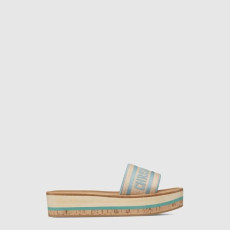 디올 여성 디오리비에라 디 웨이 플랫폼 뮬 - Dior Womens Dentelle Hill Slide - dis14363x