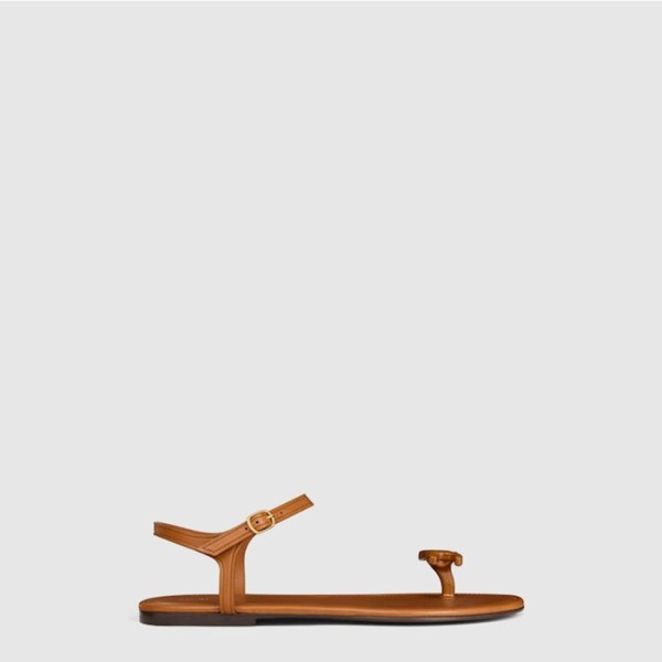 셀린느 여성 베이 트리옹프 통 스트랩 샌들 - Celine Womens Bay Triomphe Tong Strap Sandals - ces14383x