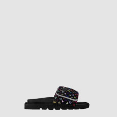루이비통 남성 풀 필로우 플랫 컴포트 뮬 - Louis vuitton Mens Full Pillow Flat Comfort Mule - lvs7546x