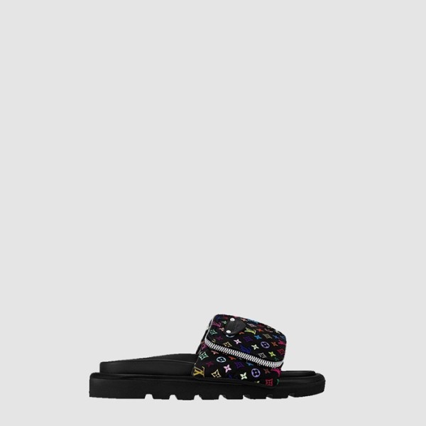 루이비통 남성 풀 필로우 플랫 컴포트 뮬 - Louis vuitton Mens Full Pillow Flat Comfort Mule - lvs7546x