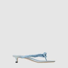 지미츄 여성 리스 35 보우노트 우븐 뮬 - Jimmy Choo Womens Liss 35 - jis14422x