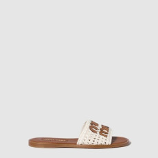 미우미우 여성 크로셰 슬라이드 - Miumiu Womens Crochet Slide - mis14431x