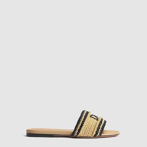 디올 여성 리비에라 우븐 슬라이드 - Dior Womens Riviera Woven Slide - dis14433x