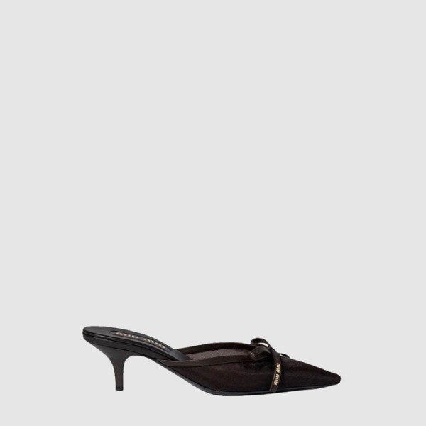 미우미우 여성 리본 뮬 - Miumiu Womens Ribbon Mule - mis14437x